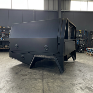<b>Heavy</b> <b>Duty</b> Alloy Ute Tray With Side <b>Tool</b> <b>Boxes</b> Outdoor Pickup Truck Cargo Tray - Product Image 2