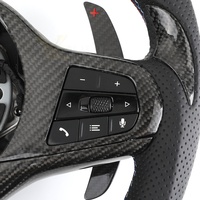 Volant personnalisé en cuir semi-perforé et carbone pour BMW G20 G22 G30 M2 G87 M3 G80 M4 G82 G83 M5 F90 M8 F92 X3M F97