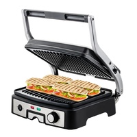 Cuisson électrique panini grille-pain machine à sandwich presse grill et steak poulet viande dessus de table barbecue grill panini presse