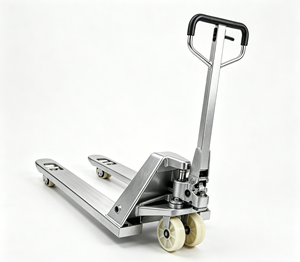 Transpaleta Manual de Acero Inoxidable WELIFTRICH, Capacidad de 3000 kg, Disponible con Ruedas de Nylon o PU - Product Image 2
