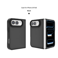Coque antichoc intégrale pour iPhone 18 Fold, bicolore TPU PC, avec cadre de protection d'objectif surélevé, surface lisse anti-traces de doigts