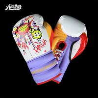 Gants de boxe personnalisés avec logo couleur, exportation à chaud pour le commerce extérieur, équipement spécial pour la compétition et l'entraînement, tailles 10OZ 12OZ 14OZ