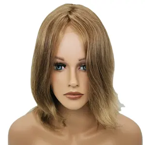 库存批发新注射10英寸角质层对齐雷米头发，带蕾丝正面，带纬线侧面和背面全头假发，适合女性