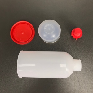 Cartouches PPG <span class=keywords><strong>SEMCO</strong></span> 2,5 oz en HDPE avec filetage femelle NPT 1/4\", kit d'accessoires comprenant plongeurs, joints, capuchons à bride et outils de découpe inclus, modèle 220316 - Product Image 3