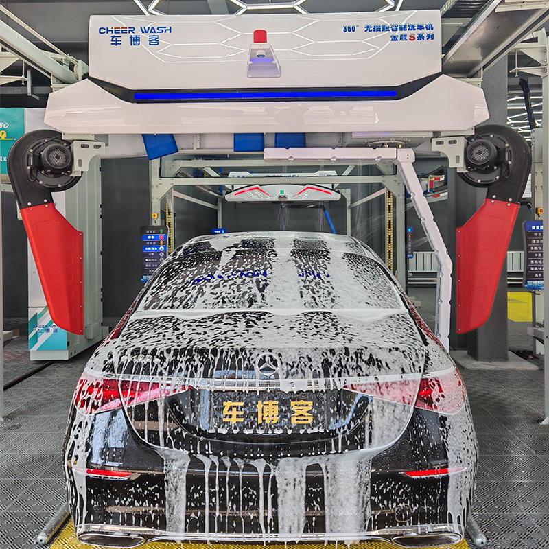 Fully Automatic Electric Touchless Robotic AI Stainless Steel Car Wash+Care Machine Cheer Wash CL800 Factory Direct Price