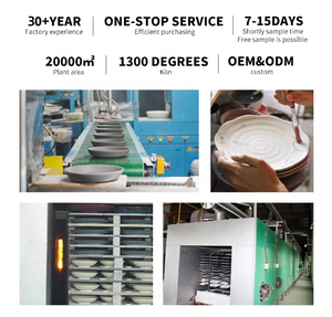 Set Perlengkapan Makan Keramik FENN Custom, Desain Modern Mewah dengan Pinggiran Emas dan Motif Bintik, Piring Makan Keramik Putih dalam Set Porselen untuk Pernikahan - Product Image 6