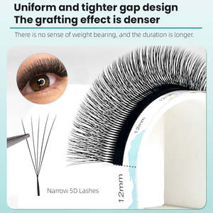 Extensions de cils Yelix personnalisées, effet 3D 4D 5D, éventails, Milk 0.07 0.10, plateaux de cils, extensions de cils volume - Product Image 4