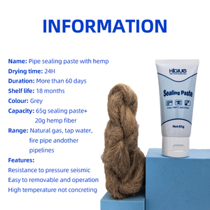 Mastic d'étanchéité pour filetages, 25g Lin/Chanvre + 65g Pâte d'étanchéité pour <span class=keywords><strong>tuyauterie</strong></span> - Product Image 5
