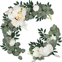 Arche florale de mariage en soie artificielle, élégante, vintage, chinoise, moderne, pour décoration extérieure suspendue, idéale pour la Saint-Valentin