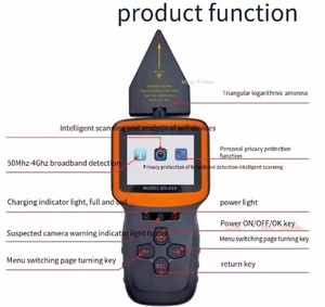 Ds818 xách tay hồng ngoại Bug Car GPS <span class=keywords><strong>Wifi</strong></span> máy ảnh điện thoại di động tín hiệu Tracker Scanner Detector Hidden Camera <span class=keywords><strong>Finder</strong></span> chống Spy - Product Image 3