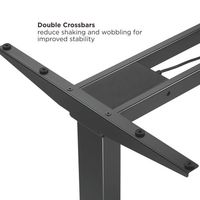 M08-23DE électrique double moteur PC assis support cadre de bureau hauteur réglable ordinateur bureau Table ajuster moderne bureau debout