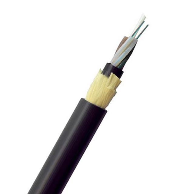100 120M Span 4 6 8 12 Hilos 24 48 72 96Core Fiber Optic Cable Aerial Signal Fibra Optica Adss Cable Manufacturer
