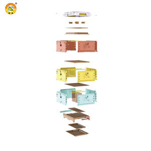 เครื่องมือการเลี้ยงผึ้ง Langstroth ใหม่ล่าสุดพลาสติกเทอร์โม Beehive อุปกรณ์การเลี้ยงผึ้งผึ้งไฮฟ์10เฟรม - Product Image 3