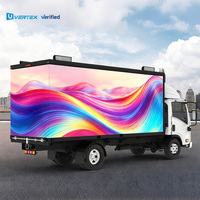 Écran d'affichage LED mobile pour camion publicitaire à trois faces, étanche, P3 P4 P5, promotion efficace
