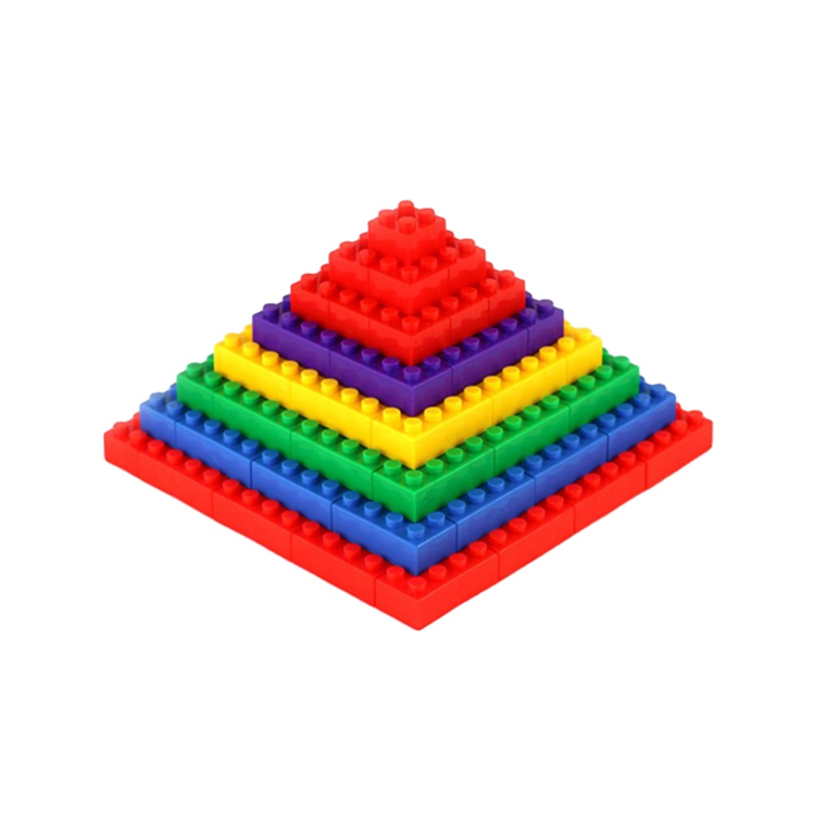 2020 забавные многоцветные строительные интеллектуальные пластиковые строительные блоки игрушки