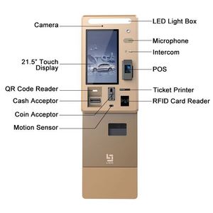 Máquina de <span class=keywords><strong>Pago</strong></span> de Estacionamiento con Pantalla Táctil Capacitiva de 10 Puntos, Autoservicio, para Exteriores, con Aceptador de Monedas y Efectivo - Product Image 3