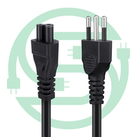 Fabrik-Direktverkauf 1,5 m männlich zu weiblich Italien Stromkabel italienisch 3-Pin-Stecker für C5AC Stromverlängerungskabel 1,5 m 5 Fuß Stromkabel