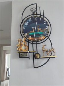 Horloges murales en acrylique de style nordique créatif, design original, best-seller, pour la décoration de la maison et de la chambre à coucher - Product Image 6