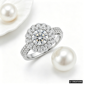 <b>Custom</b> S925|9K|14K|18K Solid Gold 1 1/2 Karat Round Lab Grown Diamond Wedding <b>Ring</b> VVS-VS Quality Brilliant Cut <b>Ring</b> - Product Image 2