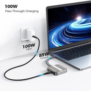 <span class=keywords><strong>3</strong></span>-in-1 Typ C 10 Gbit/s PD100W Adapter Dock M.<span class=keywords><strong>2</strong></span> NGFF NVMe PCIe 2230/2242 Externe Aufbewahrung sbox Telefon Magnetisches SSD-Gehäuse - Product Image 5