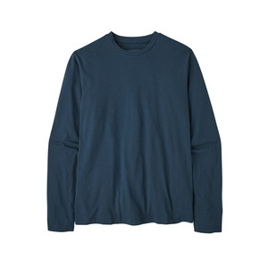 Camiseta de manga larga extragrande para hombre en 100% algodón con corte relajado y tela transpirable para usar en capas o de forma individual. - Product Image 1
