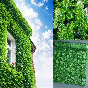 Mur réaliste de toile de fond d'herbe de jardin en plastique pour clôture de jardin intérieure et extérieure - Product Image 6