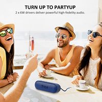 Altavoz TRIBIT XSound Go IPX7 de 16W, Compatible con Aplicaciones, Resistente al Agua, Emparejamiento TWS, Bajos Profundos, 16 Horas de Reproducción para Exteriores/Hogar