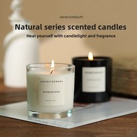 Bougie parfumée semi-artisanale en cire de soja mélangée, sans fumée, longue durée, pour chambre, salle de bain, cadeau – Qualité supérieure, vente en gros