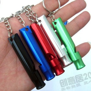 Sifflet en alliage d'aluminium multicolore, équipement de survie durable pour la sécurité en plein air - Product Image 2