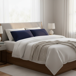 Housse de coussin corporel 100 % coton égyptien doux, qualité supérieure, 500 fils, 20x48, 1 pièce - Product Image 3