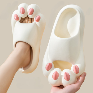 <span class=keywords><strong>Sandalias</strong></span> de <span class=keywords><strong>hombre</strong></span> transpirables con diseño de pata de gato, de plataforma, casuales, de verano, de EVA, personalizadas, bonitas, para baño, con punta abierta, al por mayor - Product Image 1