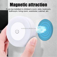 Veilleuse LED tactile à gradation rechargeable par USB Lampe de placard sans fil de style moderne pour chambre à coucher Armoire de cuisine Armoire Escalier