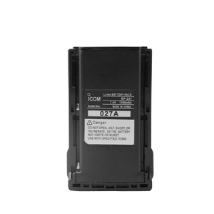 แบตเตอรี่ลิเธียมไอออนแบบชาร์จได้ ICOM BP-231 1350mAh สำหรับวิทยุสื่อสาร IC-F16/F26/36FI IC-F43 IC-F33 F3161 ของแท้จากโรงงาน - Product Image 1
