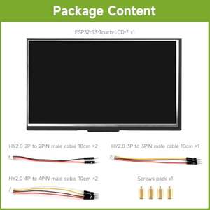 Aismartlink für Waves hare ESP32-S3 7-Zoll-Display-Entwicklungsplatine, 800*480, 32-Bit-LX7-Dual-Core-Prozessor - Product Image 5