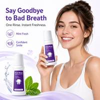 Bain de bouche probiotique OEM ODM 100ml – Rinçage buccal Haleine fraîche en 30s – Nettoyage en profondeur – Menthol SOD – Équilibre de la flore – Gels de soin buccal