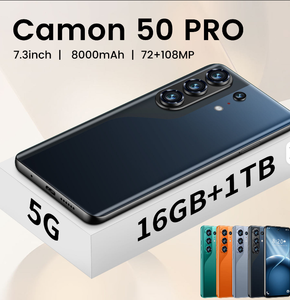 Venta al por mayor del nuevo smartphone Camon50 Pro 5G, versión global desbloqueada, con pantalla curva de 6.7 pulgadas, gran almacenamiento de 512 GB y carga rápida de 45 W. - Product Image 1