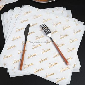 Disposable Eco-Friendly Greaseproof <b>Paper</b> for Food Packaging Cake Bread Hamburgers Baking Trays & Padding-Coated with <b>Wax</b> - Product Image 1