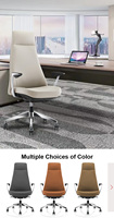 Chaise de bureau de direction ergonomique moderne de haute qualité avec massage, en cuir PU, hauteur réglable, mécanisme synchro, pour usage domestique ou professionnel