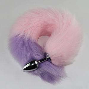 エレガントでスタイリッシュなぬいぐるみフォックステールアナルプラグ-ロールプレイングコスチュームアクセサリー - Product Image 4