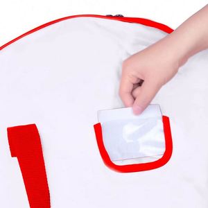 Large Christmas Wreath <b>Storage</b> Tote Foldable <b>Hanging</b> Organizer with Papercard Insert for Home Garage Office Use Ready to Ship - Product Image 5