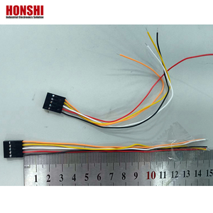Dupont 2,54 Pitch 5-polige Steck verbinder an 3mm Zinn Draht länge 150mm 30AWG Silikon draht Einzel kabel - Product Image 3