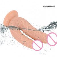 Produits pour adultes, masturbateurs, jouets sexuels, ventouse puissante, double dildo pour femme