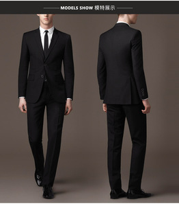 Completo <span class=keywords><strong>da</strong></span> Uomo Tre Pezzi, Abito Formale Slim Fit Professionale, Versione Coreana per Sposo e Testimone, Abito <span class=keywords><strong>da</strong></span> <span class=keywords><strong>Cerimonia</strong></span> - Product Image 5
