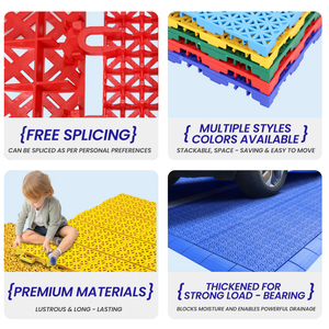 Trong nhà và ngoài trời con lăn trượt băng sân nhựa sàn đi-kart treo sàn bóng bàn sàn - Product Image 4