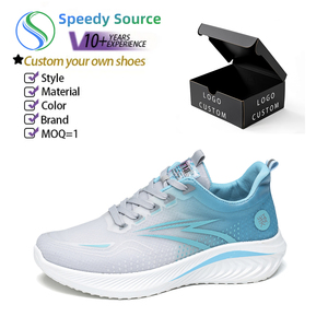 รองเท้ากีฬาใส่ได้ทั้งชายและหญิงรองเท้าวิ่งกันกระแทกแบบนิ่มพร้อมซับในตาข่ายระบายอากาศได้ดีเทรนด์แฟชั่น - Product Image 1