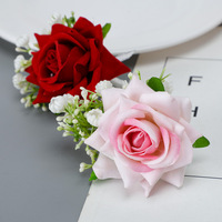 Fleurs artificielles en soie, roses séchées, centre de table pour événements, mariages, bouquets, corsages, vente en gros, lot en vrac
