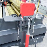 Machine à cintrer les plaques verticale à quatre rouleaux BOST, prix fabricant, pour aluminium et acier inoxydable, modèle W12