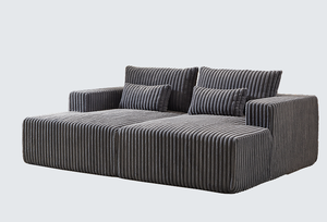 Oversized Sectional Lounge Chaise ,No Assembly Required,Cloud Plush Loveseat with Reclining <b>Sofa</b> <b>Bed</b> - Product Image 3