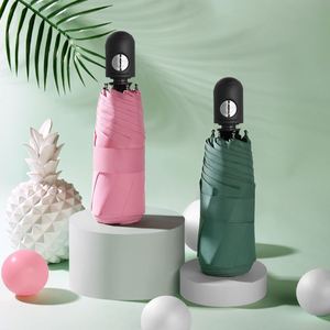 Parapluie de poche pliable semi-automatique 8K avec logo personnalisé, nouvelle mode, pour le bureau - Product Image 6