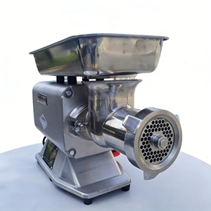 Commerciële tafelmodel vlees snijmachine |   Elektrische vleessnijmachine van roestvrij staal voor keuken & restaurant - Product Image 1